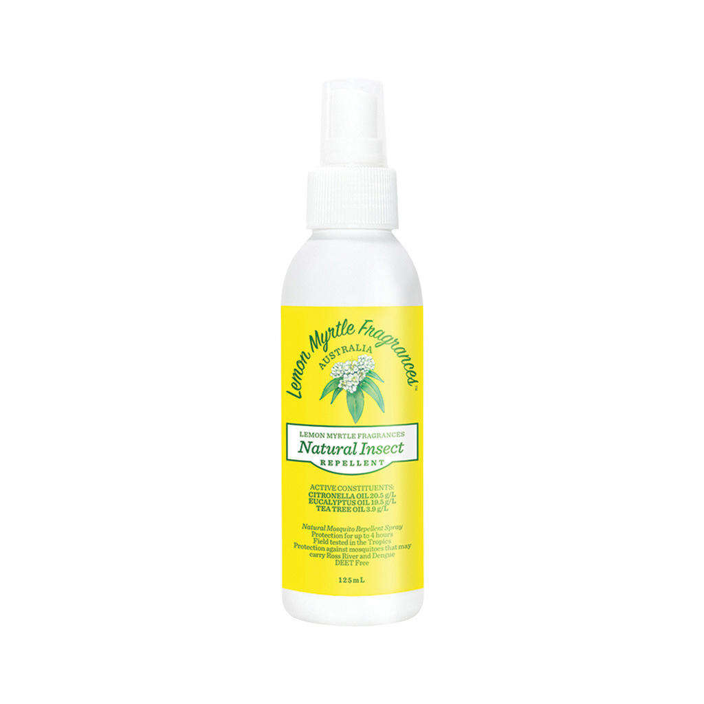 Lemon Myrtle Fragrances Mozzie & Sandfly Repellent 125ml-The Living Co.