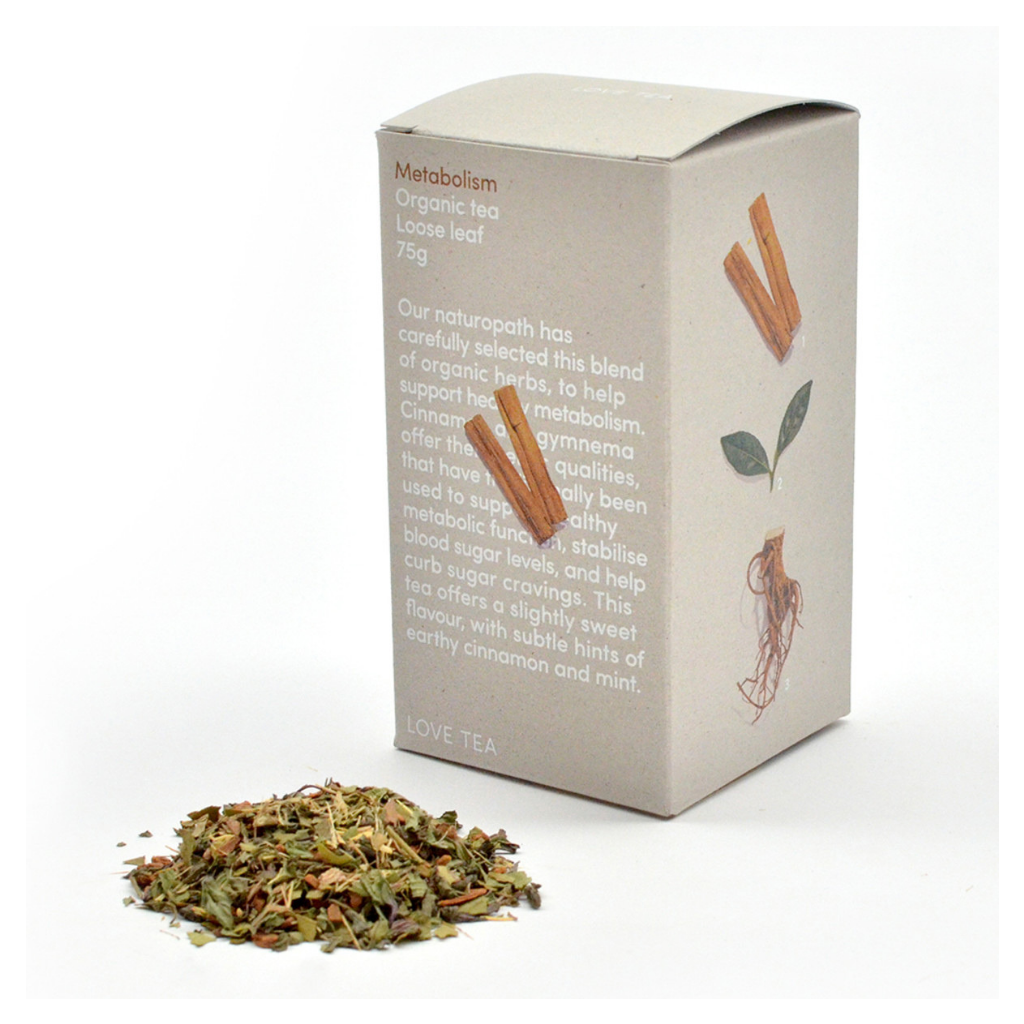 Love Tea Organic Metabolism 75g-The Living Co.