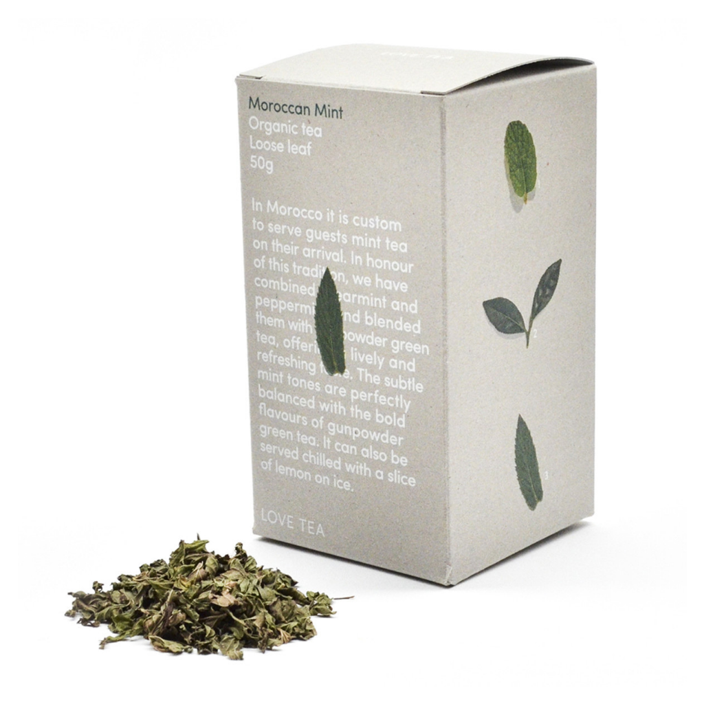 Love Tea Organic Moroccan Mint 50g-The Living Co.