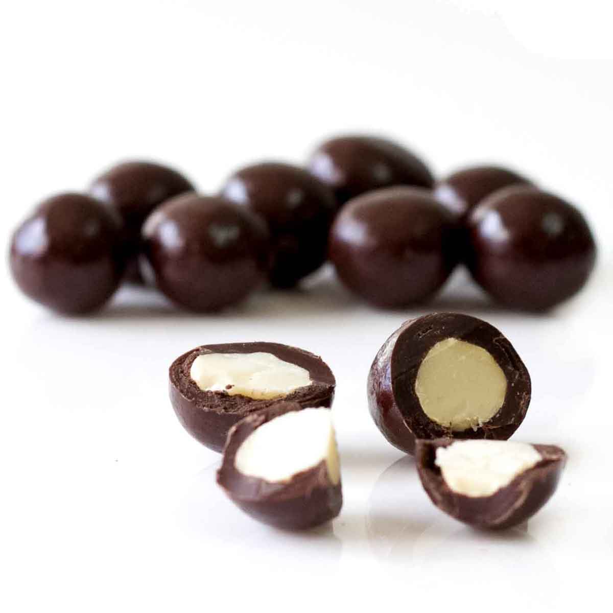 Organic Times Dark Chocolate Macadamias 150g-The Living Co.
