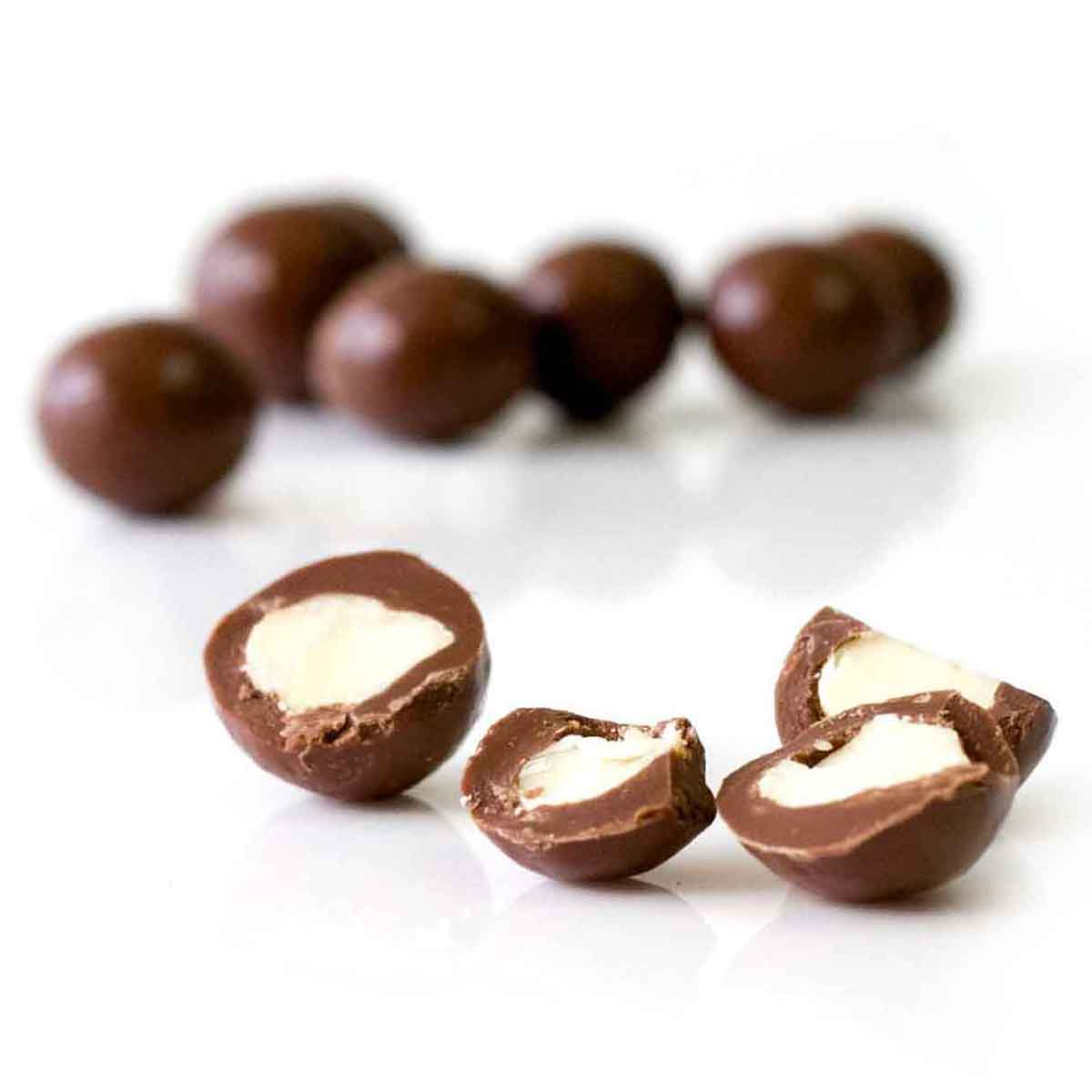 Organic Times Milk Chocolate Macadamia Nuts 150g-The Living Co.