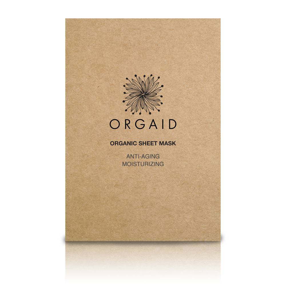 Orgaid Organic Sheet Mask Anti-Aging & Moisturizing-The Living Co.
