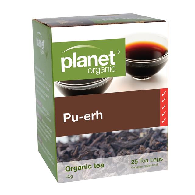 Planet Organic Pu-erh Tea Bags-The Living Co.