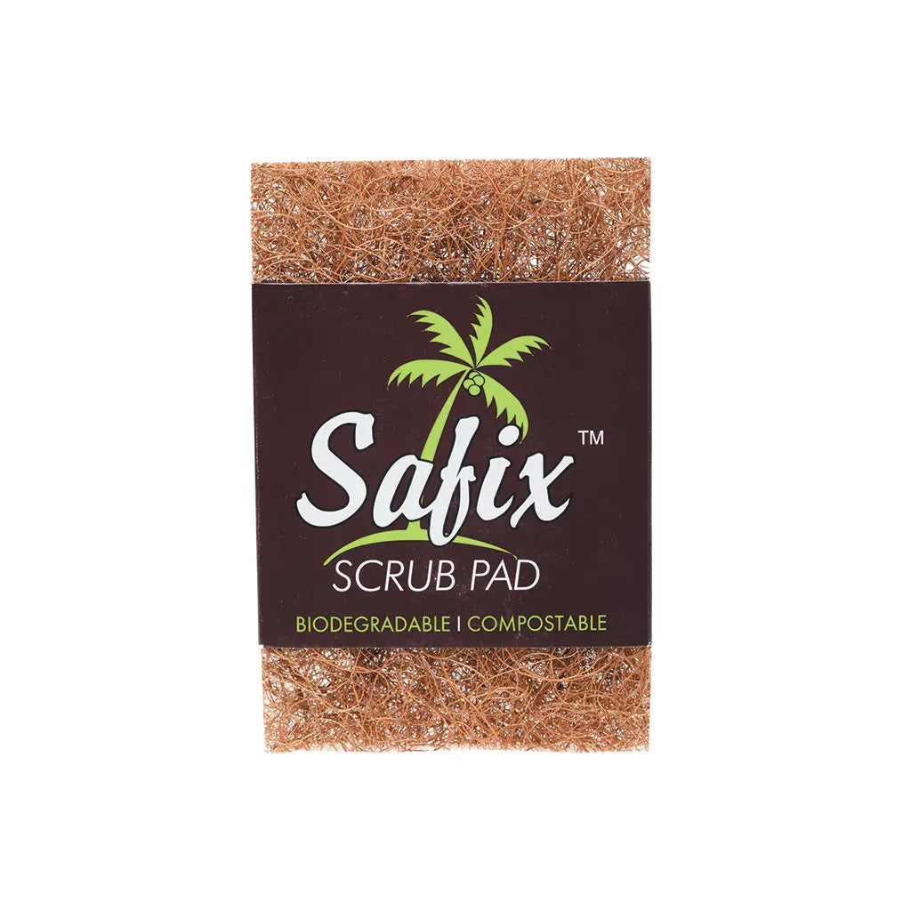 Safix Coconut Fibre Scrub Pad - Large-The Living Co.
