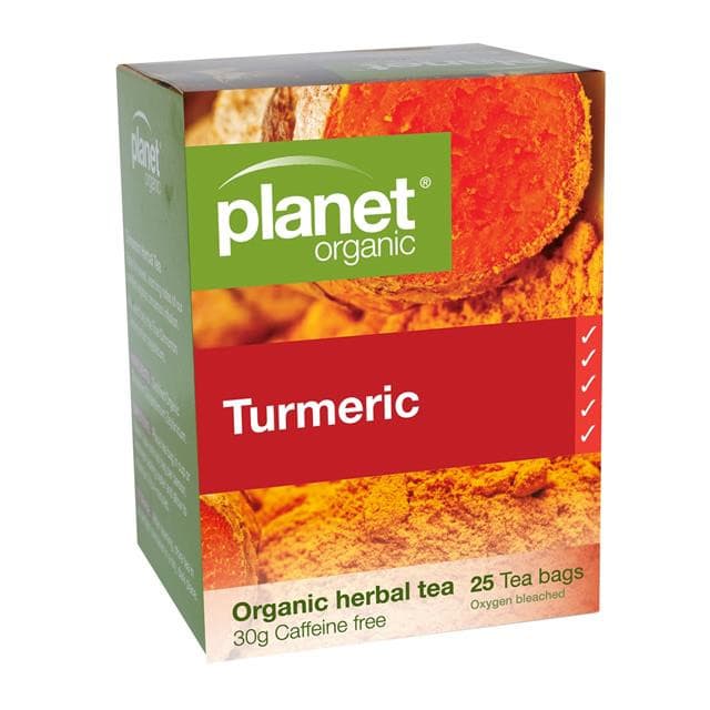 Planet Organic Turmeric Tea Bags 25-The Living Co.
