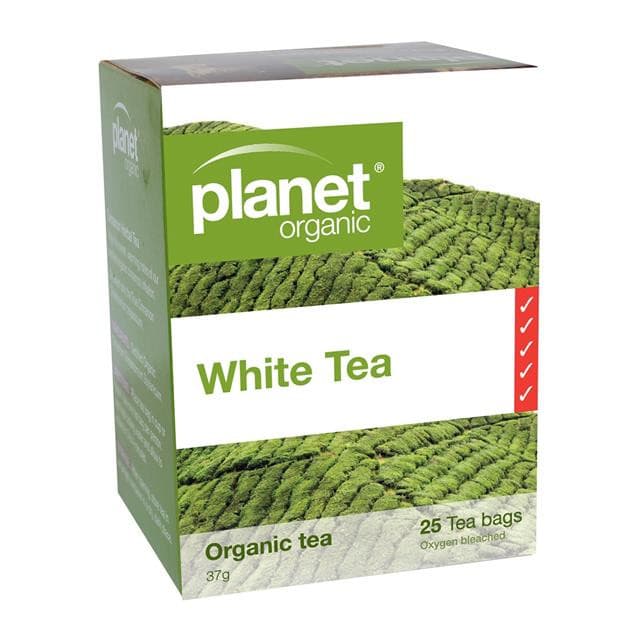 Planet Organic White Tea Tea Bags 25-The Living Co.