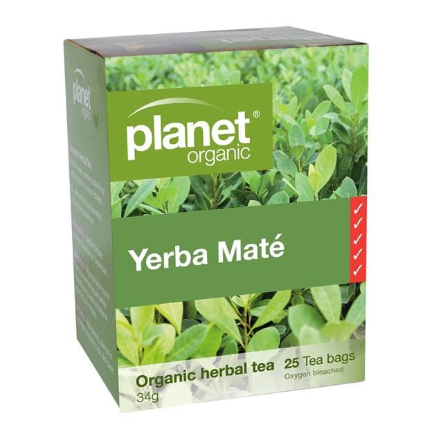 Planet Organic Yerba Maté Tea Bags 25-The Living Co.